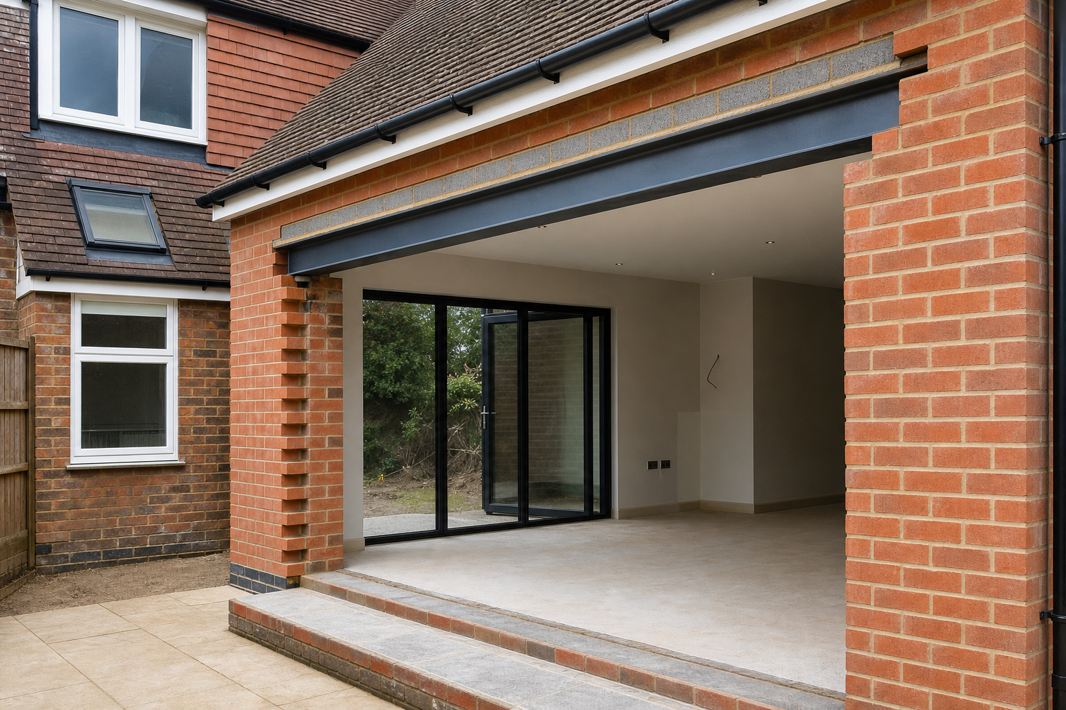Structural opening and brickwork project